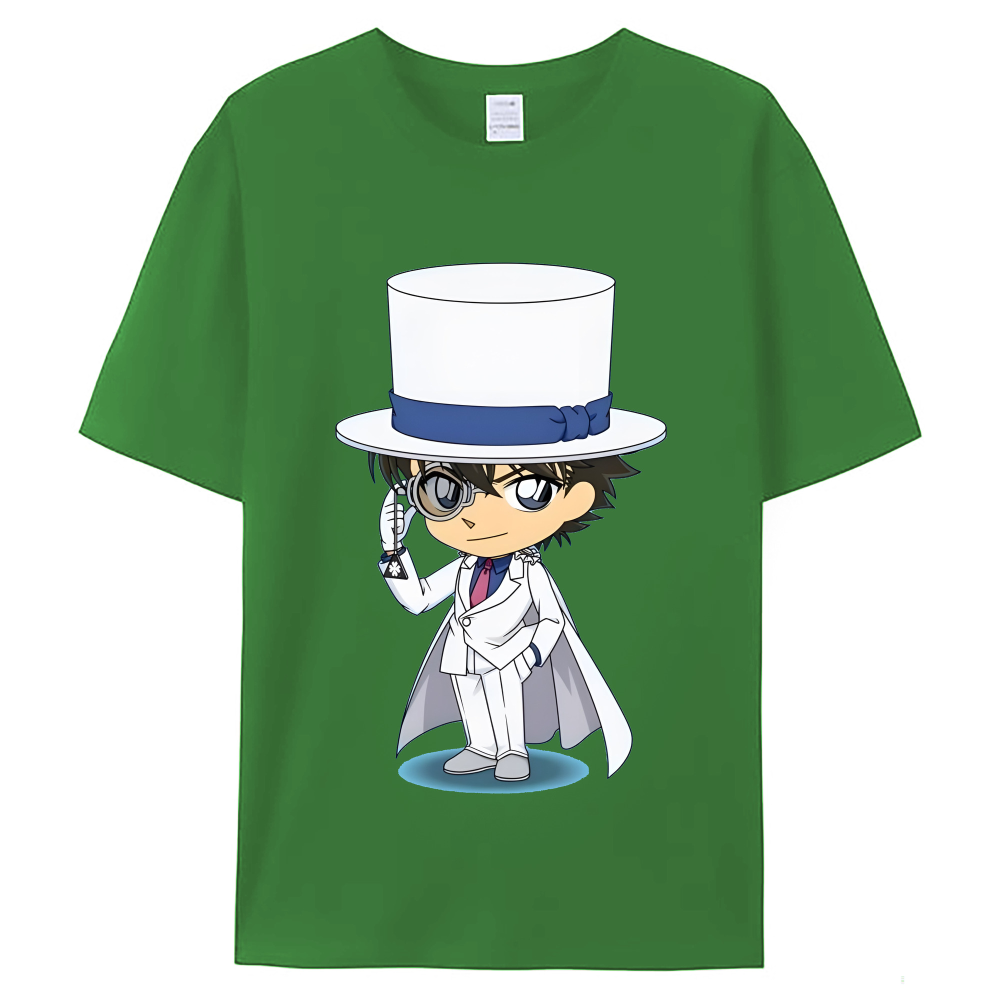 （画像用） 名探偵コナン くろば かいと Detective Conan Kuroba Kaito レディースカジュアルプリントTシャツ（綿100％）